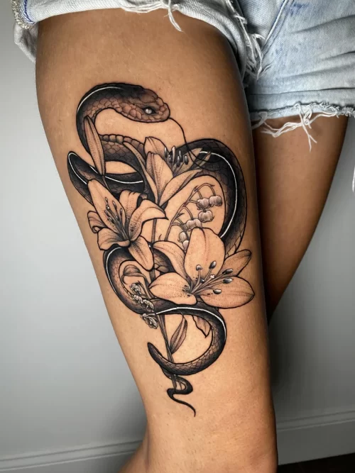 Snake tattoo7@