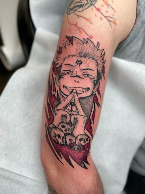 Sukuna tattoo4