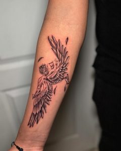 15 Dark and Beautiful Fallen Angel Tattoo with Deep Meaning - TattoosOfAsia