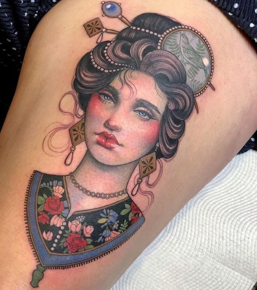 neo traditional tattoo14