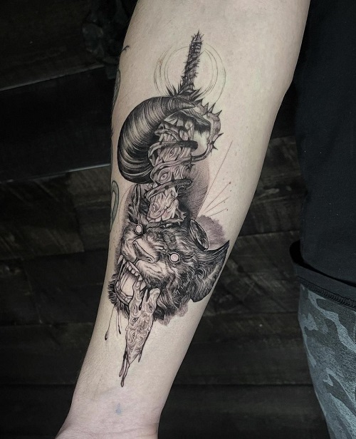 Berserk tattoo (anime) 2