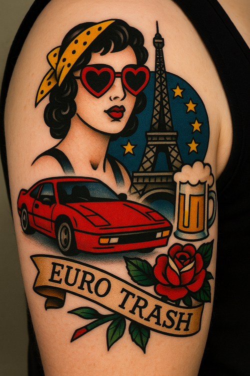 Euro Trash Tattoo19