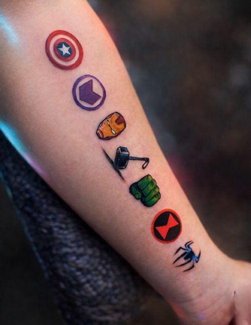 Avengers tattoo