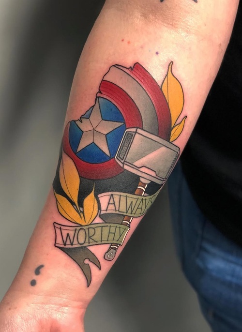 Marvel Avengers Tattoo