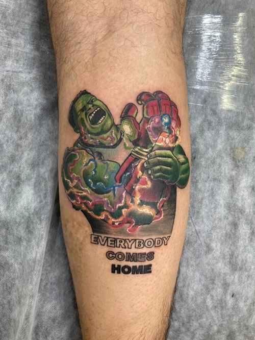 Marvel Hero Tattoo
