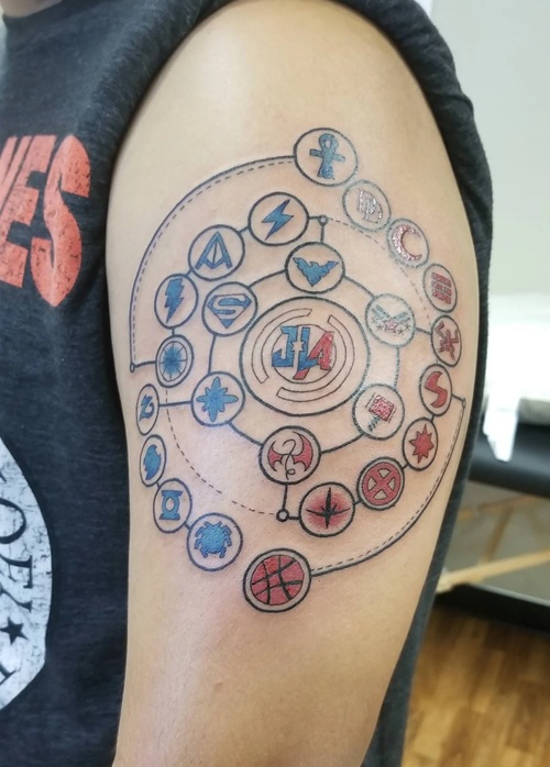 Avengers-Themed Tattoo