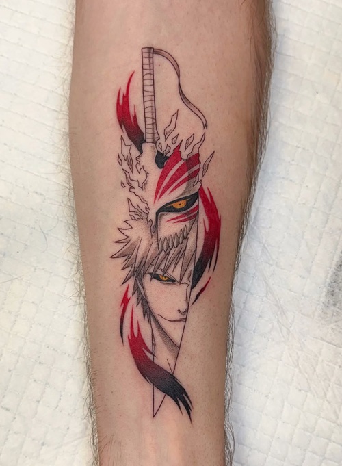 Japanese Anime Tattoo