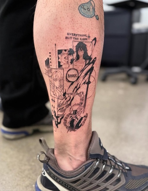 Bleach Anime Tattoo