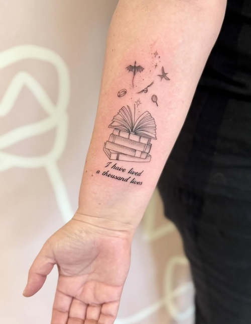 Bookworm Tattoo