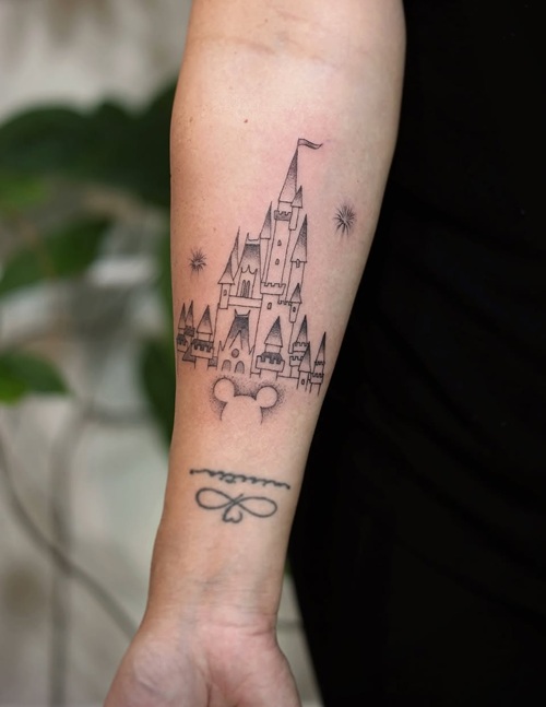 Magical Castle Tattoo