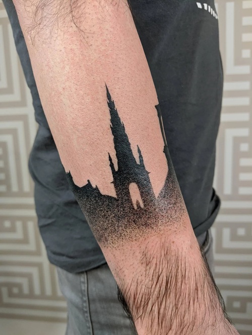 Edinburgh Skyline Tattoo