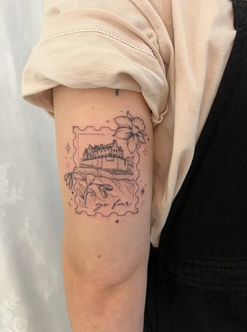 Castle tattoo