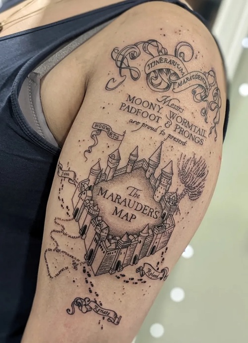Hogwarts Inspired Tattoos