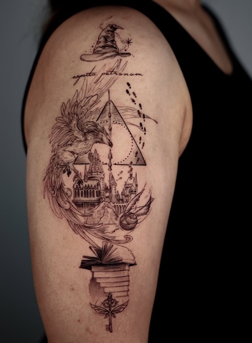 Hogwarts Tattoo Designs