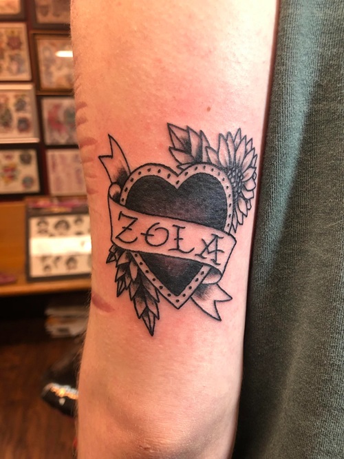 Heart Name Tattoos