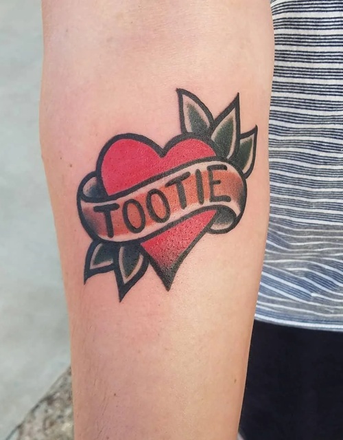 Name Heart Tattoos