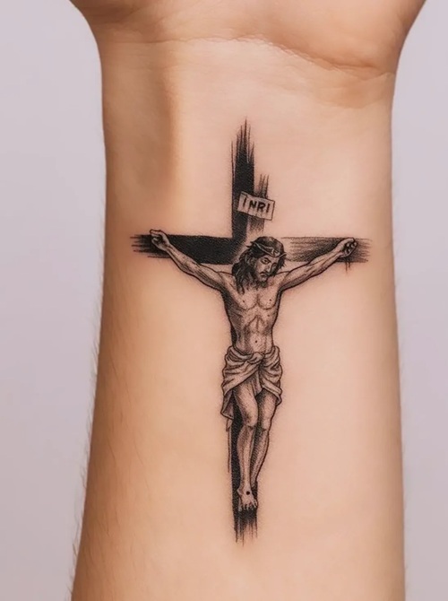 Jesus tattoo