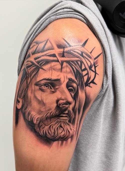 Christ tattoo