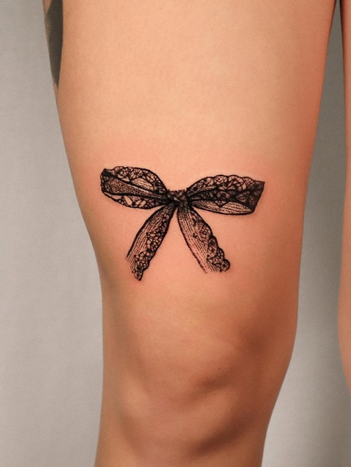 Lace Inspired Tattoos