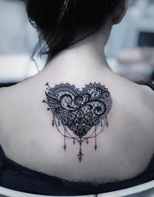 Lace Inspired Tattoos