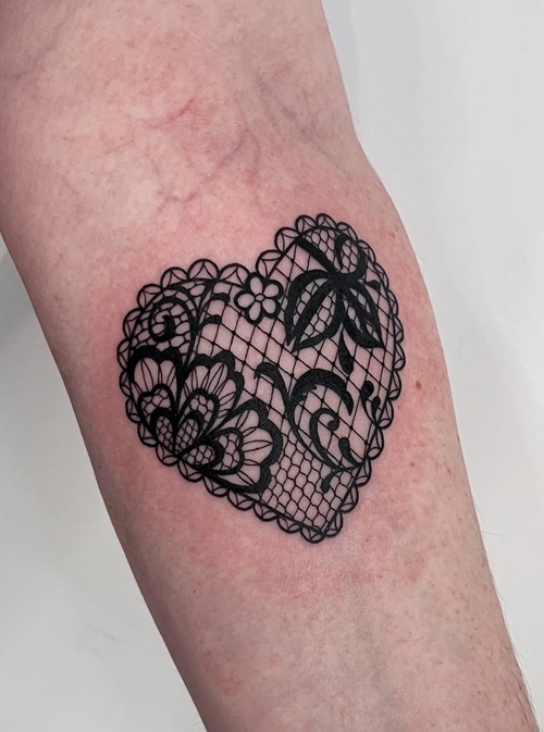 Lace Pattern Tattoos
