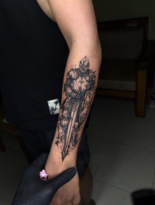 Arm tattoo