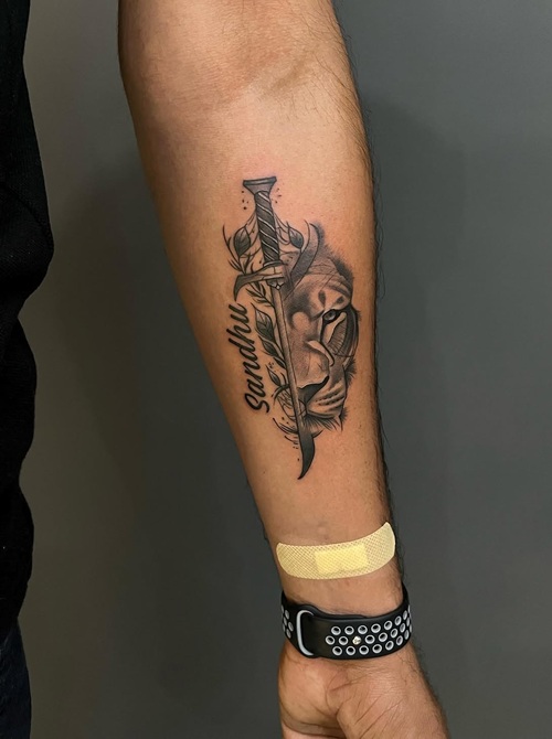 Side Forearm Tattoo