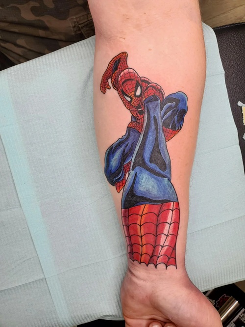 Spider-Man tattoos
