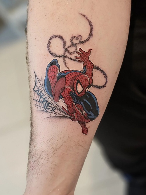 Spider-Man Inspired Tattoo