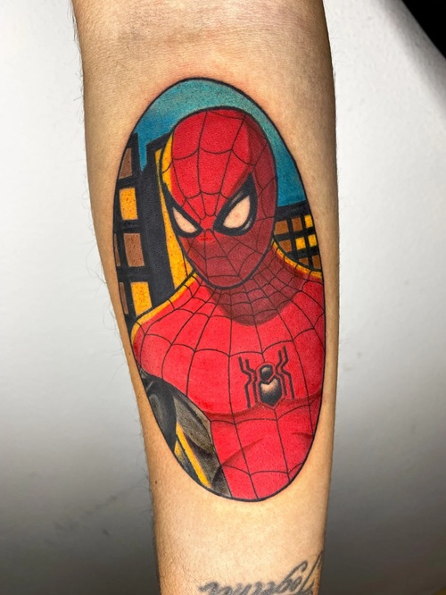 Spider Hero Tattoo