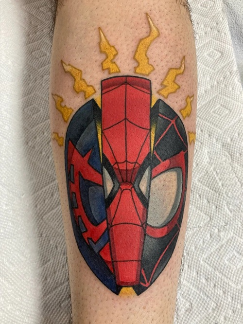 Spider man tattoo