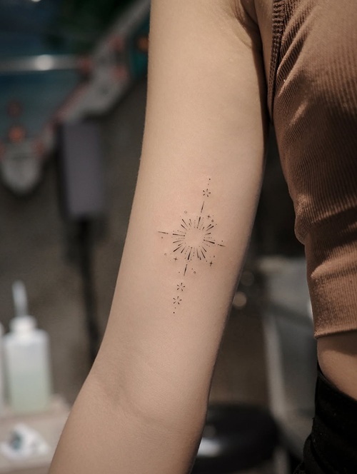 Festive Firework Tattoos