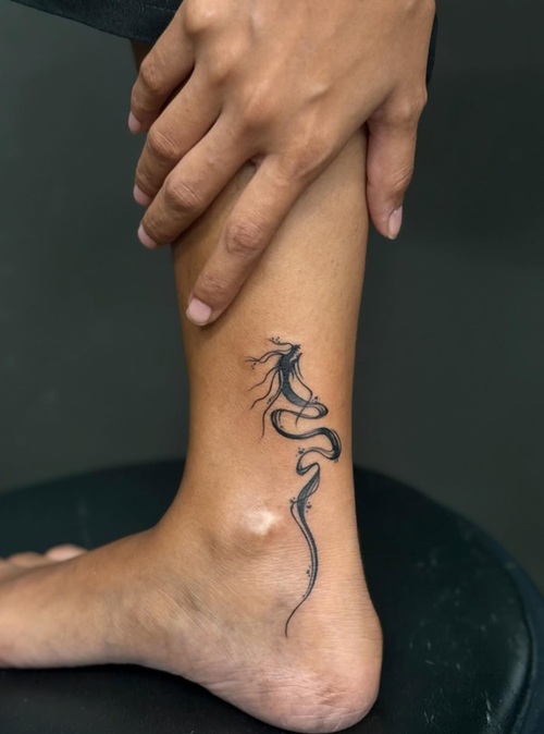 Unique dragon tattoo artwork