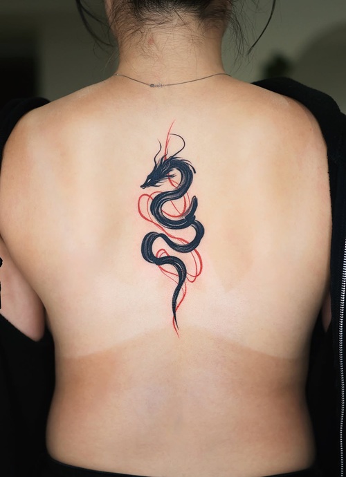 Dragon tattoo design