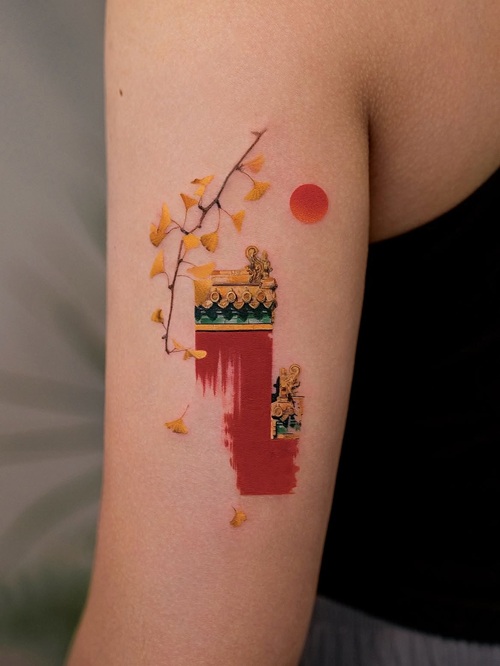 Elegant Chinese Art Tattoo Designs