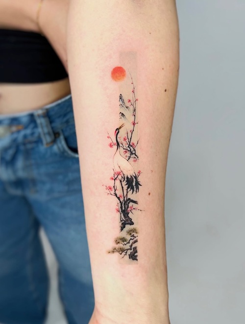 Chinese art tattoos