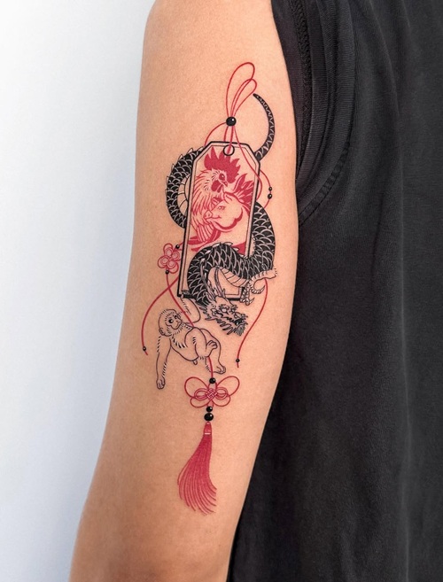 Traditional Chinese Art Tattoos