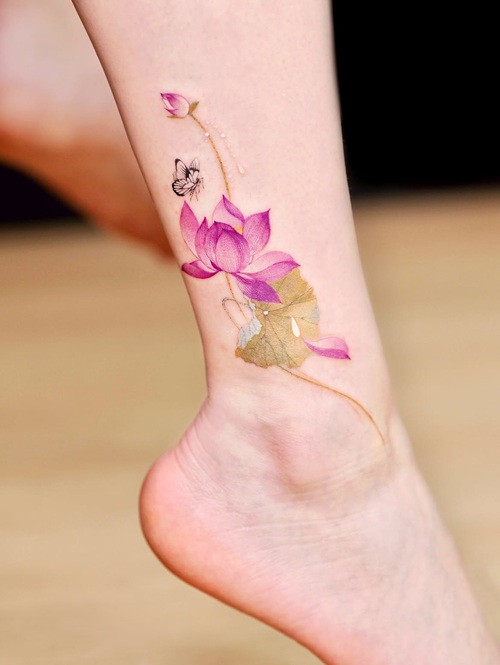 Fine Line Chinese Art Tattoos