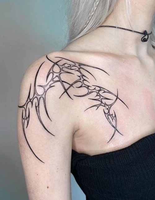 Cyber-folk tattoo designs