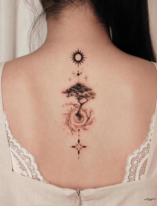Natural earthy tattoo ideas