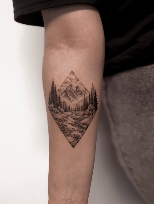 Earthy tattoos