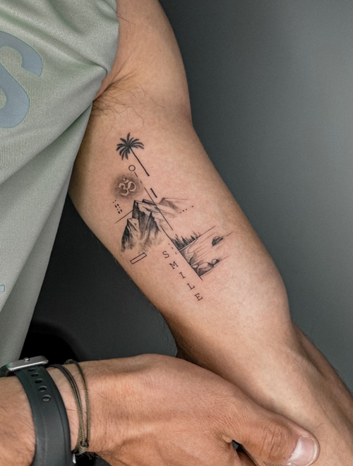Organic nature tattoos