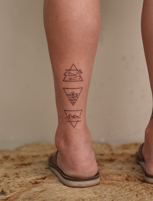 Earth-inspired tattoo designs
