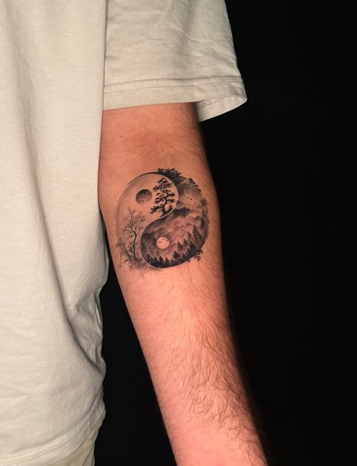 Organic nature tattoos