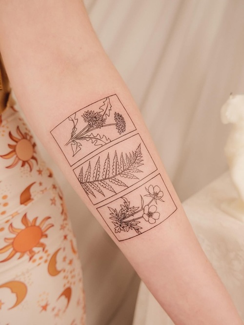 Small earthy tattoo