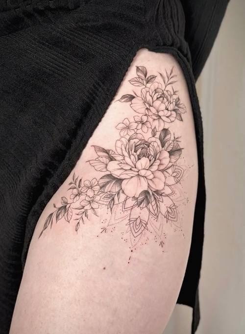 Hip tattoos