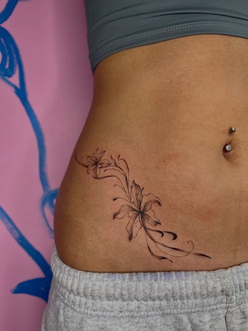 Hip tattoos