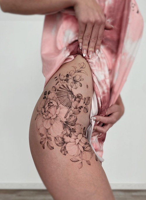 Hip Tattoo Design