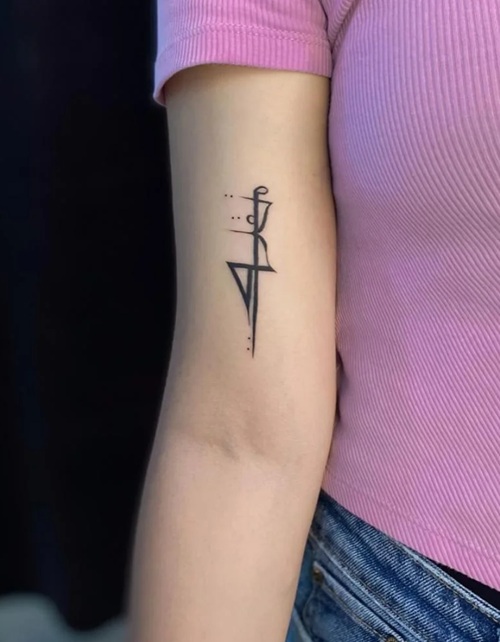 Small memorial-inspired tattoo