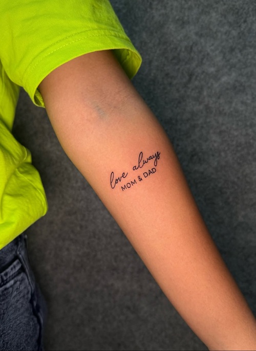 Small Meaningful Tattoo